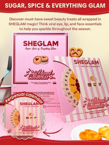 Адвент-календар Sheglam Sugar, Spice & Everything Glam Advent Calendar Box 7a5-737 фото