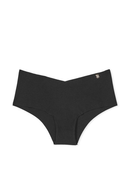 Трусики-чики женские бесшовные Victoria's Secret No-Show Thong Panty черные xm8-c18-658 фото