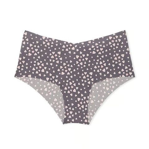 Трусики-чики женские бесшовные Victoria's Secret No-Show Cheeky Panty серые wo3-wn3-mdu фото