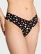 Трусики-стрінги жіночі безшовні Victoria's Secret No-Show Thong Panty чорні c9g-iyn-fd9 фото 1