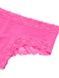 Трусики-чики женские кружевные Victoria's Secret Cotton Lace-Trim Cheeky Panty розовые  8i5-pwz-0rt фото 2