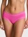 Трусики-чики женские кружевные Victoria's Secret Cotton Lace-Trim Cheeky Panty розовые  8i5-pwz-0rt фото 3