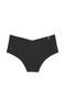 Трусики-чики женские бесшовные Victoria's Secret No-Show Thong Panty черные xm8-c18-658 фото 3
