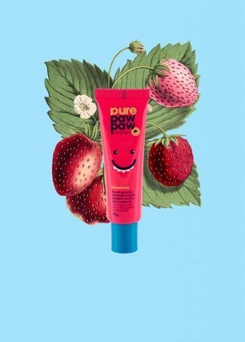 Strawberry Pure Paw Paw - восстанавливающий бальзам для губ, 15 г 090-bb1 фото