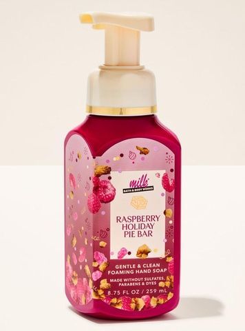 Мыло-пенка&nbsp;Raspberry Holiday Pie Bar Bath&Body Works 259 мл 028020758 фото