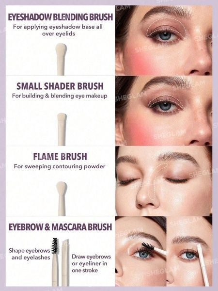 Профессиональный набор кистей для макияжа Sheglam Pro Core Brush kit 695-i22 фото