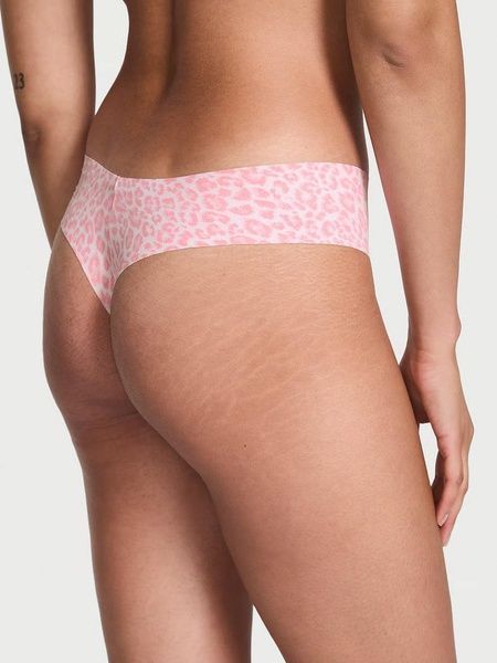 Трусики-стринги жіночі безшовні Victoria's Secret No-Show Thong Panty рожеві  agn-zr2-izp фото