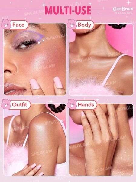 Хайлайтер Sheglam X Care Bears Catch Some Fun Highlighting Puff-Sparkle 4Ever 95c-275 фото