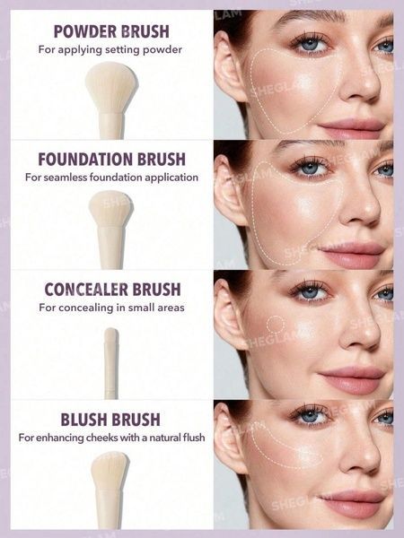 Профессиональный набор кистей для макияжа Sheglam Pro Core Brush kit 695-i22 фото