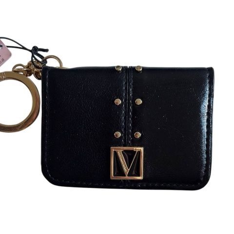 Картхолдер-брелок женский Victoria's Secret Card Holder Keychain черный 401-250 фото