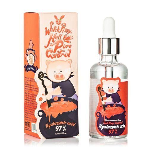 Сыворотка гиалуроновая для лица Elizavecca Witch Piggy Hell-Pore Control Hyaluronic Acid 97%, 50 мл i10-388 фото