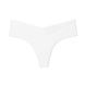 Трусики-стрінги жіночі безшовні Victoria's Secret No-Show Thong Panty білі of8-sao-361 фото 1