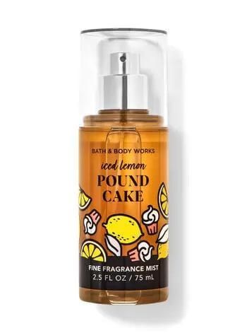 ICED LEMON POUND CAKE - парфюмированный мини-мист для тела Bath&Body Works, 75 мл 5a6-932 фото