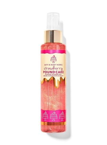 Парфюмированный мист для тела STRAWBERRY POUND CAKE с шиммером Bath&Body Works, 145 мл cc3-735 фото