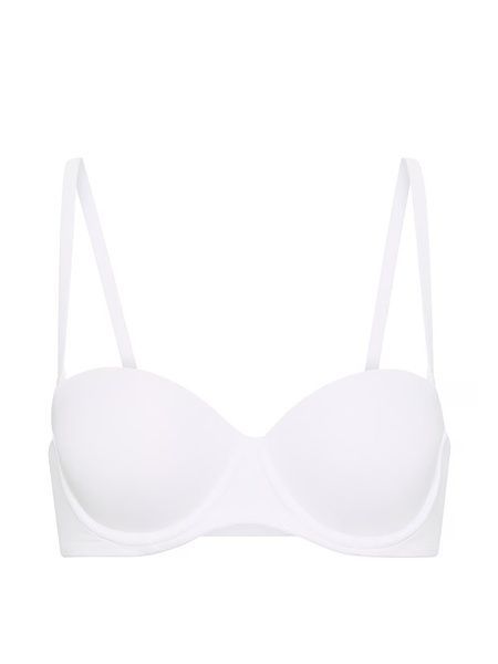 Бюстгальтер з пушапом PINK Victoria's Secret Wear Everywhere Strapless Push-Up Bra білий  udl-w8w-cb7 фото