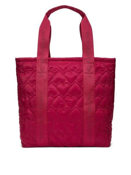Сумка бордовая Victoria's Secret VS Quilted Puffer Tote 434-893 фото