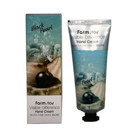 Крем для рук с черным жемчугом FarmStay Hand Cream Black Pearl 100 мл 886-cc8 фото