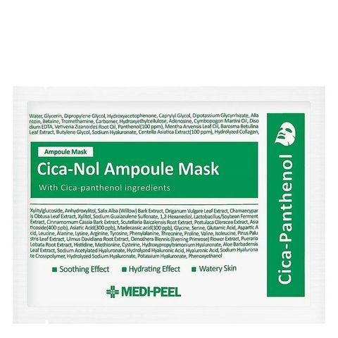 Тканевая маска для лица с центеллой Medi-Peel Cica-Nol Ampoule Mask, 1 шт 20 мл a33-1bi фото