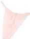 Трусики-стринги жіночі мереживні Victoria's Secret Lacie Sheer Heritage String Thong Panty&nbsp;пудрові b38-l7w-6at фото 3