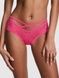 Трусики-чики женские кружевные PINK Victoria's Secret Wink Strappy Cheeky Panty коралловые t6s-x00-mbp фото 1