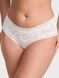 Трусики-чики женские кружевные Victoria's Secret Lace- Cheeky Panty белые k4j-36l-7w4 фото 1