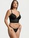 Трусики-стринги женские люксовые кружевные Victoria's Secret Icon Lace Adjustable Thong Panty черные 2w3-9b6-lt6 фото 4