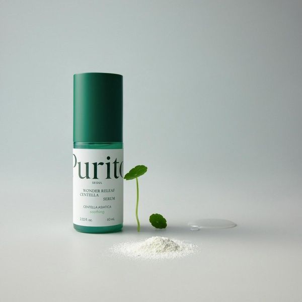 Заспокійлива сироватка з центелою та ніацинамідом Purito Seoul Wonder Releaf Centella Serum 60 мл PURITO-00059 фото